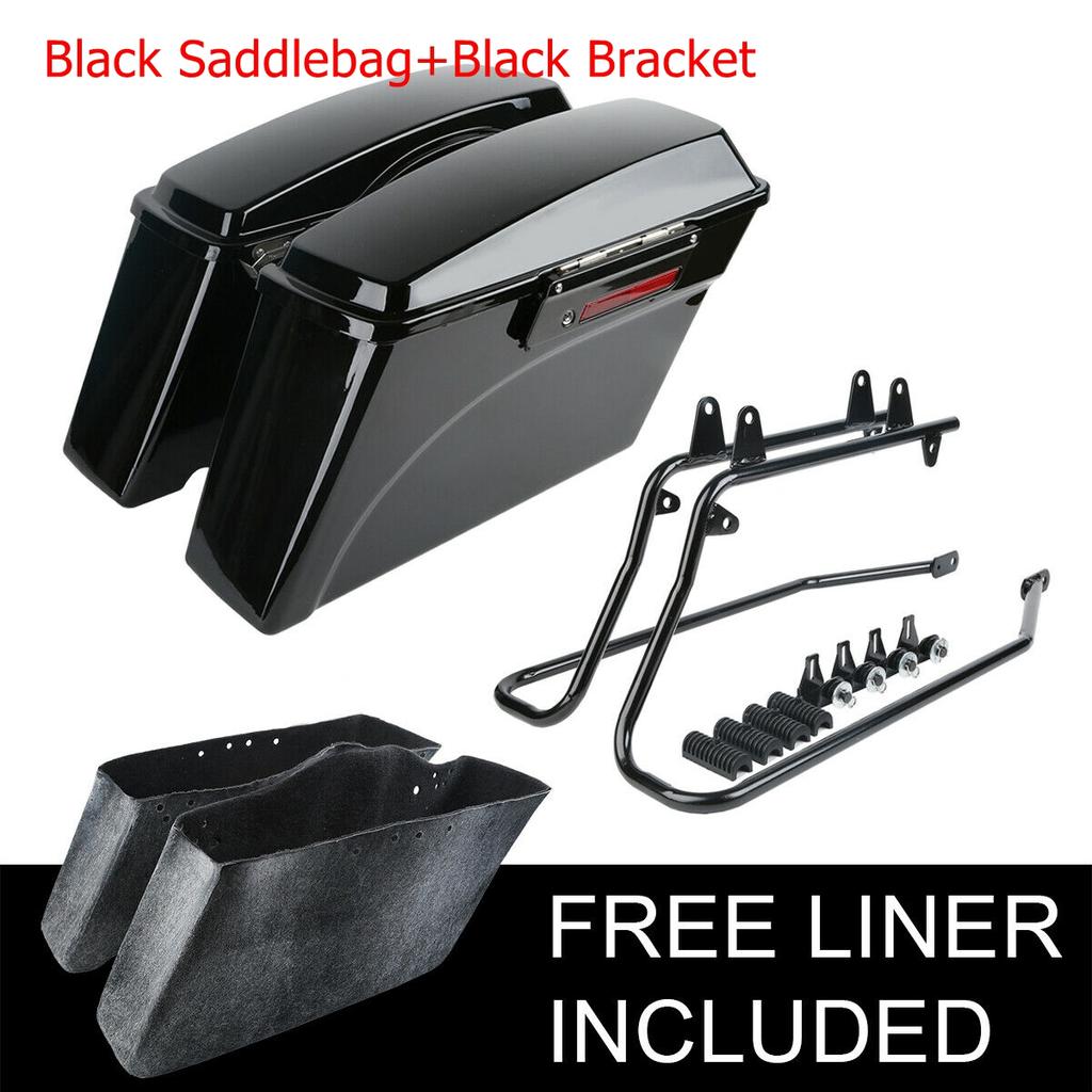 Motorcycle Hard Saddlebags Conversion Bracket Mounts For Harley Softail Heritage Deluxe 1984-2016