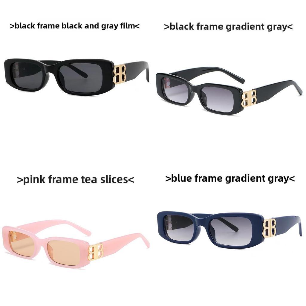 Lunettes de soleil carrées rétro pour femmes avec protection UV400 pour sorties mode et fêtes