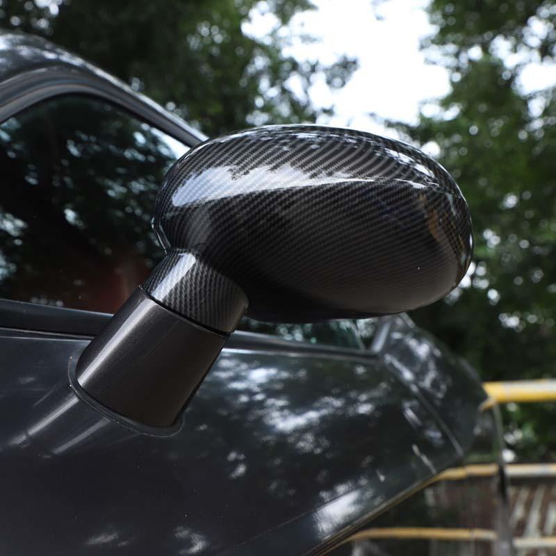 Bilbackspegel Skaldekorationsskydd för Dodge Challenger 2009 Up ABS Exteriörtillbehör