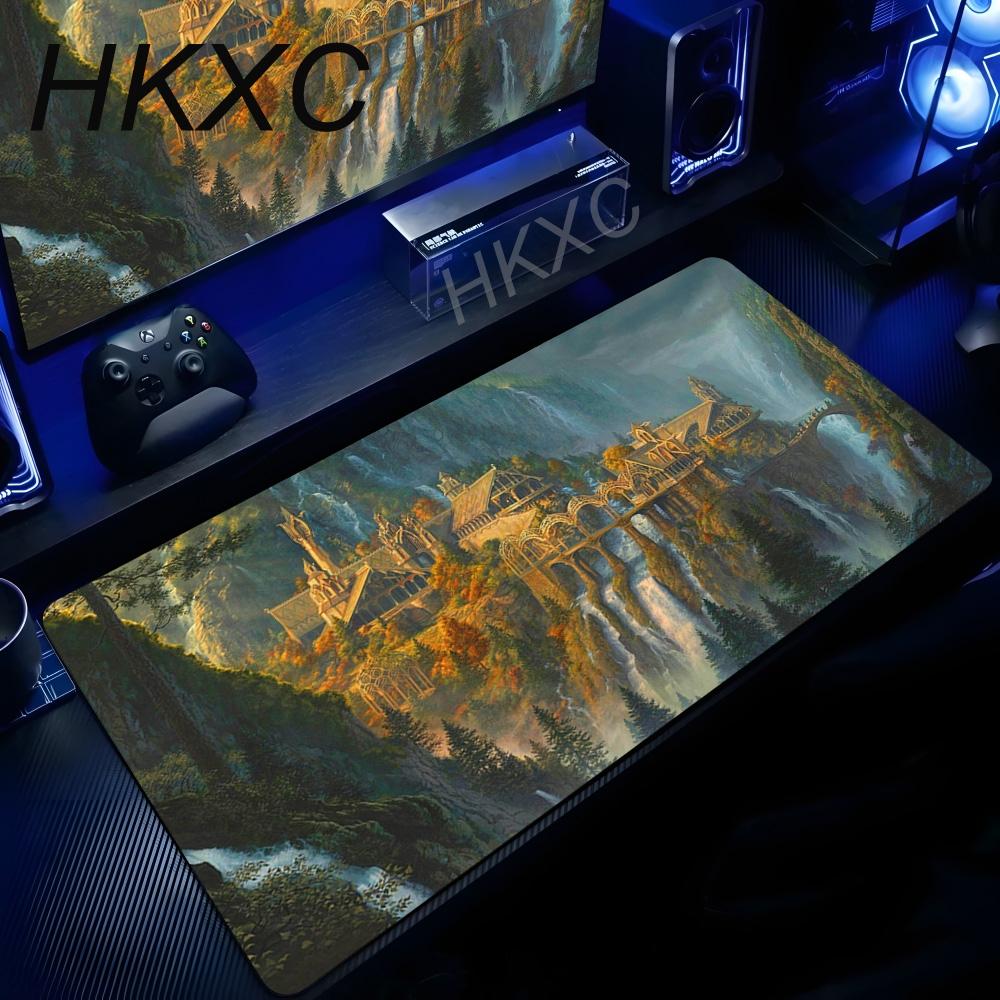 L_lords of the R_rings Map XXL Mouse Pad Computer Desk Mat Gamer Keyboard Mats All Size Edge lock Cabinet Large Size Carpet