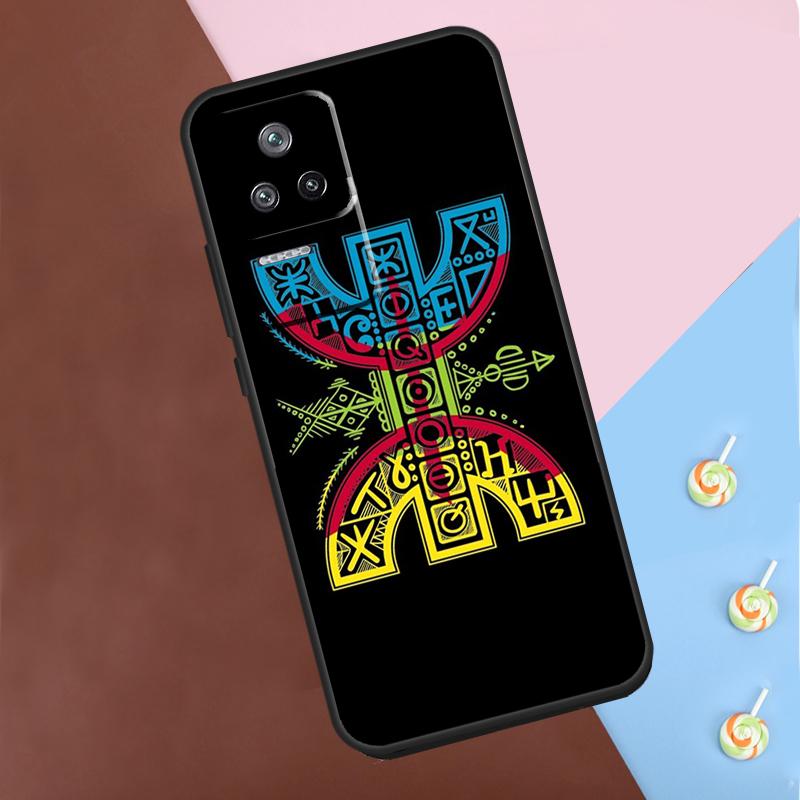 Amazigh Symbol Berber Academy Case For Xiaomi 13T Pro 14 12T 11T 12 13 Lite POCO F5 X3 X4 X5 X6 Pro M6 F3 F4 M5s Cover