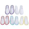 20 Pairs Disposable Slippers Hotel Guest Slippers Plush Salon Indoor Shoes
