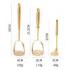 1pcs Stainless Steel Potato Masher Manual Food Crusher Smooth Garlic Presser Pumpkin Ricer Kitchen Gadgets Household Utensils