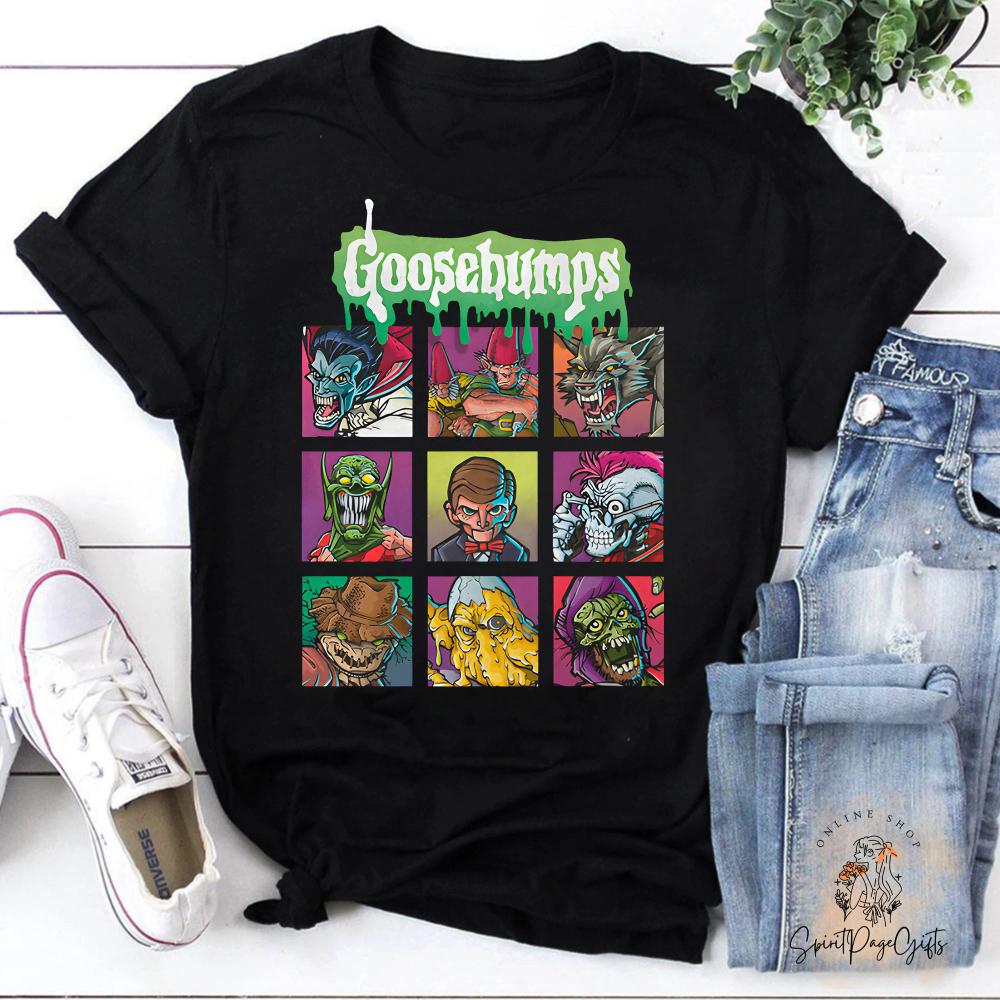 Pop Art Design Goosebumps Vintage TShirt Shirt Horror Movie Shirt Fantasy Movie Shirt Comedy Movie Shirt TV Series Shirt S