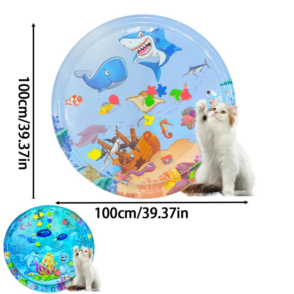 Katzen- und Hundenest Klettermatte Spielzeug Cartoon-Muster Klopfmatte Sommer Haustier Klettermatte