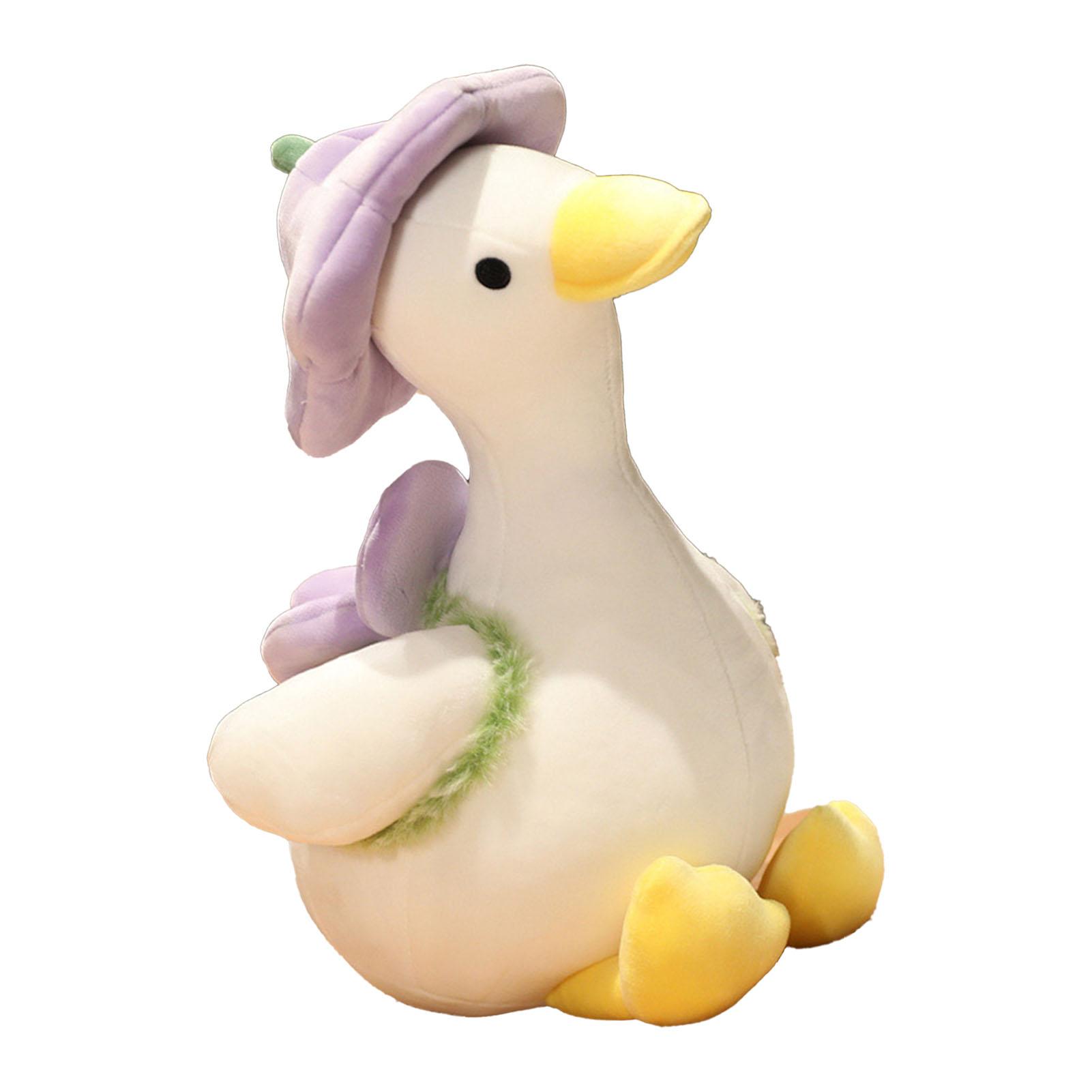 

35cm Little Duck Plush Toy Cute Cartoon Stuffed Animal Plush Toy Girl Cloth Doll Girl Birthday Gift Purple фиолетовый