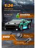 High-Speed 2.4G RC Drift Car: Half-Scale, Four-Wheel Drive, with Lights - Remote Control Toy for Kids