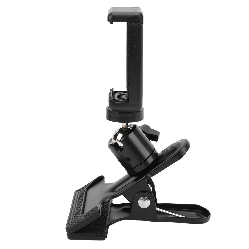 Metal Guitar Bass Phone Holder Live Broadcast Bracket Ukulele Headstock Phone Clip