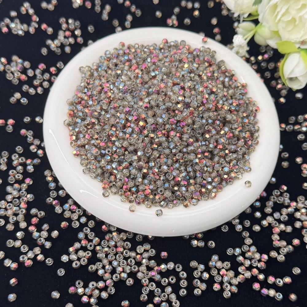 150pcs Clear AB Color Bulk Crystal Beads 4mm Faceted Crystal Beads  DIY Bracelets Necklace