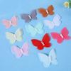 Double-layer Chiffon Pearl Butterfly Embroidered Patches  Bridal Hair Accessories
