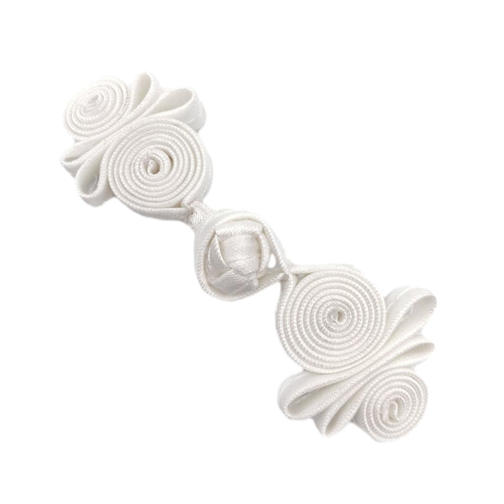 Four Leaves Gourd Shape Chinese Cheongsam Knot Button Closure Ribbon Fastener Costume Tang Shirt Suit DIY Sewing Craft