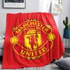 Manchester United FC Printed Flannel Blanket, Soft Throw for Bedroom Sofa, Washable,soccer Fan Merchandise, Great Gift.