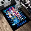 Custom Name Fantasy Heroes Living Room Non-Slip Area Rug Soft Carpet for Bedroom Kids Playroom Sofa Office Home Decor Doormat