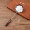 Fine Mesh 304 Stainless Steel Strainer Wooden Handle Dumpling Strainer Skimmer Spoon  Household Use