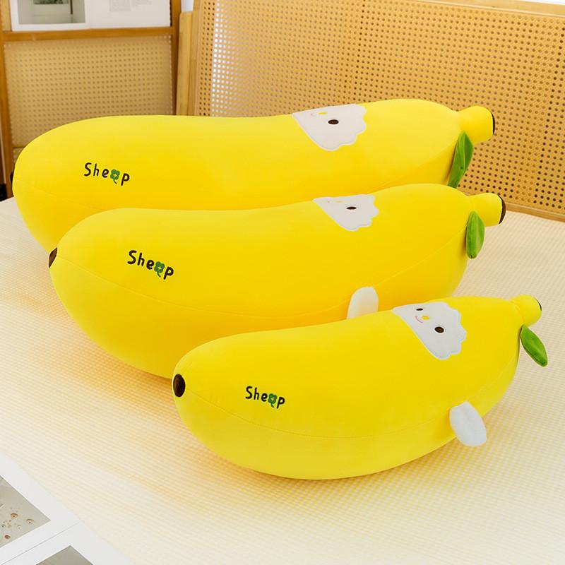 Creative Plush Banana Pillow With Shape For Kids And Teens Comfort