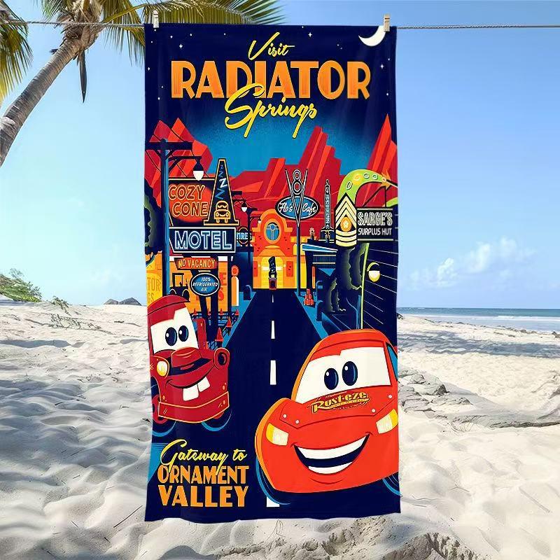 Anime Cartoon Digital Print Quick-Dry Beach & Travel Towel