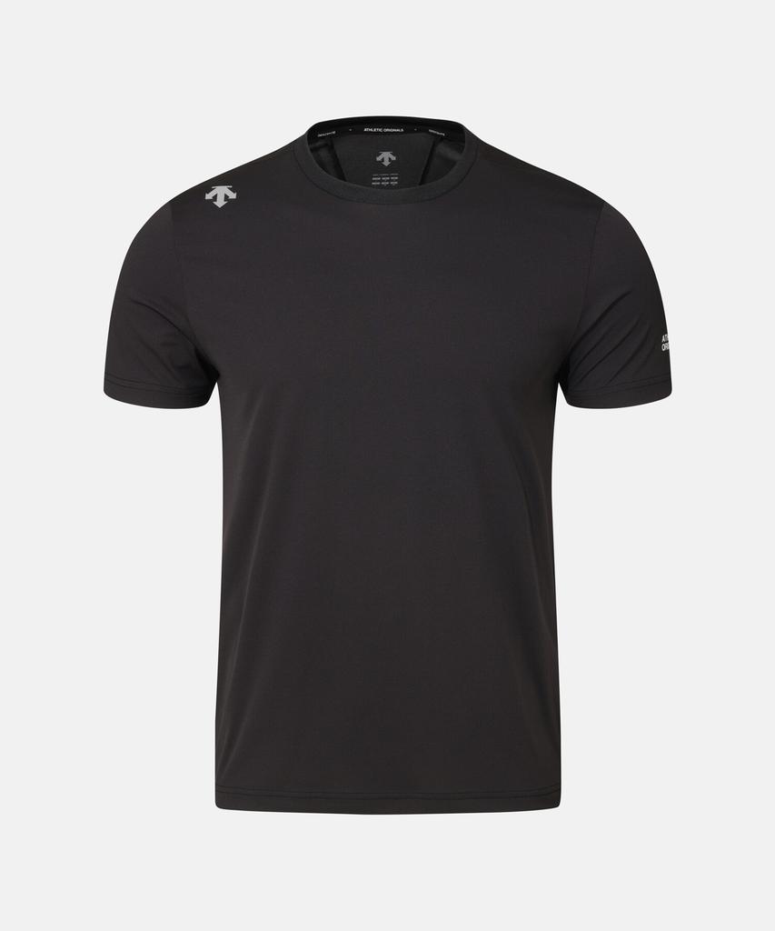 DESCENTE Running Soft Poly Short Sleeve T-Shirt Black Sr223Rts43