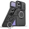 Slide Camera Protector Armor Case For Xiaomi Poco F7 Pro F 7 Ultra C71 C75 M6 X6 X7 Pro X7Pro 5G Magnetic Ring Holder Back Cover