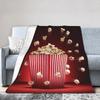 Popcorn  Merch Blanket Lightweight Warm Cooking Working Grilling Baking Crafting Throw Blankets for Sofa Throws And Blankets