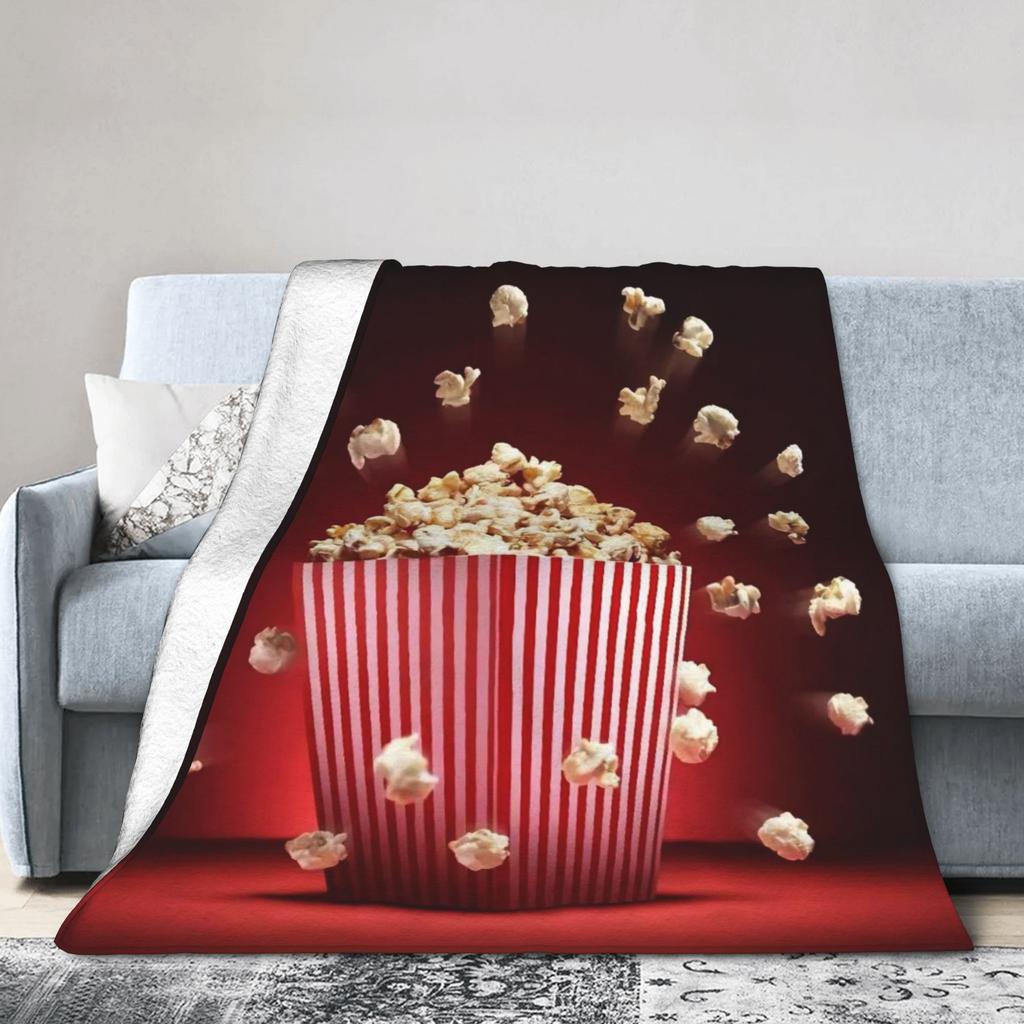 Popcorn Merch Blanket Lightweight Warm Cooking Working Grilling Baking Crafting Throw Blankets for Sofa Throws And Blankets