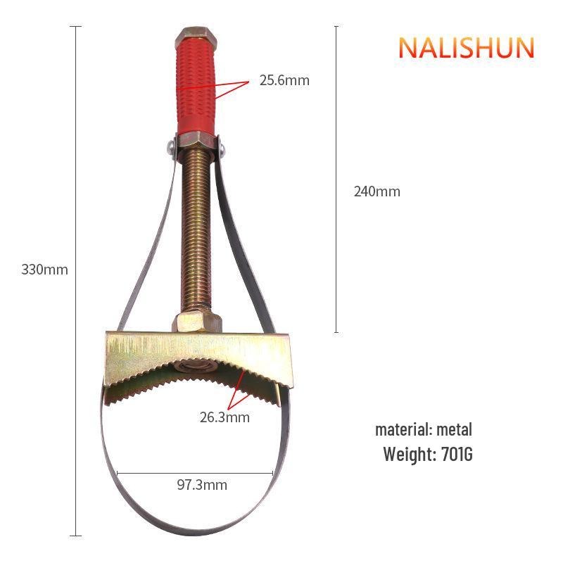 Adjustable T-Handle Oil Filter Wrench for Engine Oil Change and Assembly