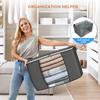 Large Storage Bags,  Clothes Storage Bins Foldable Closet Organizers Storage Containers for Clothing Blanket Comforters Bed Sheets Pillows and Toys