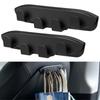 1/2PCS Anti Scratch Car Seat Hooks for Tesla Model 3 Y 2025-2017 Foldable Heavy Duty 11LBS Back Hook Purse Holder Bag