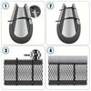 Gutter Protection Mesh with Fixed Hooks Roof Gutter Guard Filters Grid Fence for Outdoor Garden Drains Supplies
