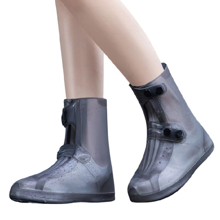Couvre-chaussures Épaissis Couvre-bottes pour Adultes Enfants Avec Semelles Antidérapantes Fermeture à Boucle Réglable Bottines Réutilisables Sur-chaussures