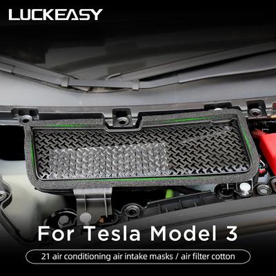 För Tesla Model 3 Auto Filter Konditioneringsskydd Model3 2023 Funktion Modifieringsdelar Luftkonditioneringsport Insektsnät