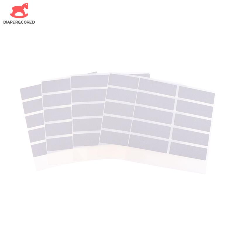 50PCS Rectangular Reward Scratch Card Film Coated Stickers Scratch Off Labels DIY Children's Redemption Vouchers 48x15mm