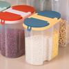 Recipiente para alimentos de gran capacidad, ahorrador de espacio, PP, duradero, para almacenar cereales, herramientas de cocina