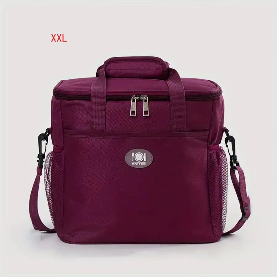 Insulated Lunch Bag,Reusable Freezer Cooler Bag,Office School Picnic Beach,Adjustable Shoulder Strap,Suitable For Kids/Adults