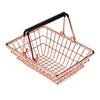 Mini Metall Aufbewahrungskorb Schmuck Organizer Korb Schreibtisch Kosmetik Display Rahmen Foto Requisiten