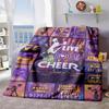 2026 New Arrivals Cozy CheerleaderThemed Flannel Throw Blanket Soft, Plush, and Vibrant Print for Ultimate Comfort Perfect Gift for Teens, Ideal for B