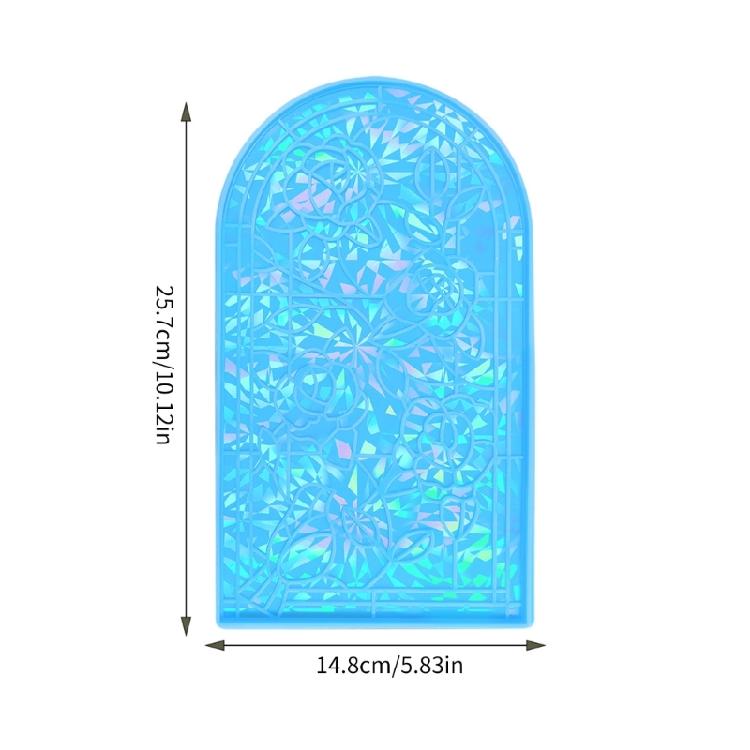 Holographic Wall Decoration Resin Mold Rainbow Effect Flower Wall Art Epoxy Mold