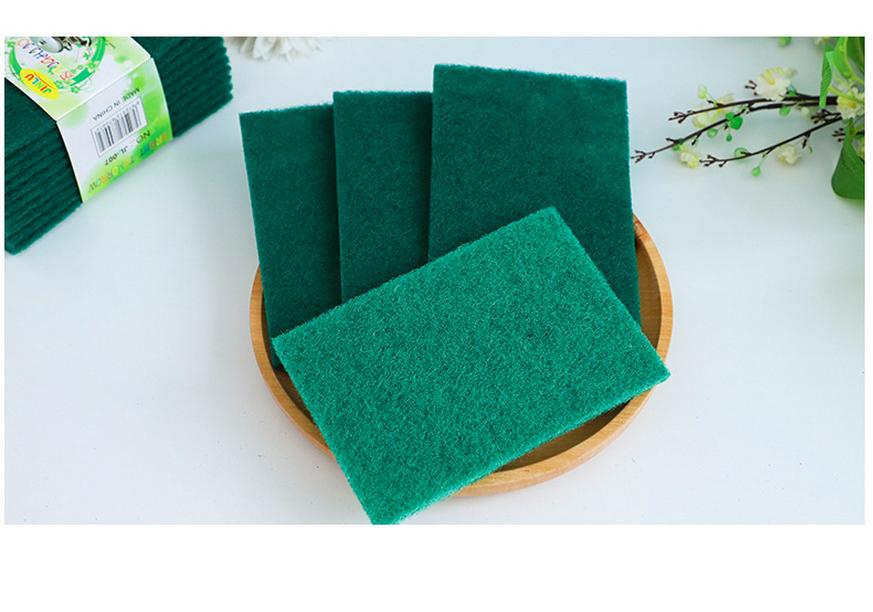 Oil-Resistant White Cleaning Scouring Pad Sponge