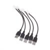 5/10Pcs Usb Cable Connector To 2Pin 8Mm/10Mm Free Welding Led Strip Connector Led Ribbon Strip Light Adaptor