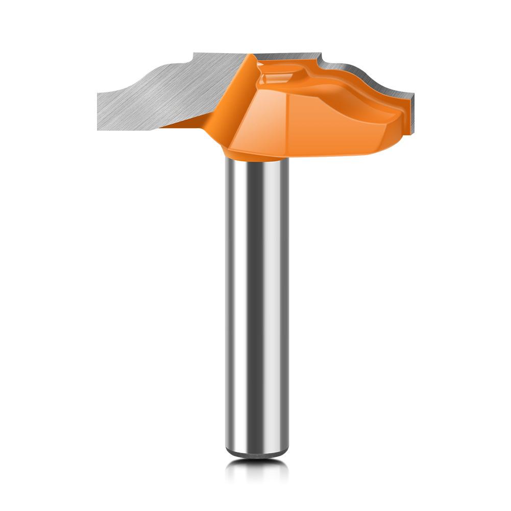 Cabinet Door Knife Bottom Cleaning Straight Household Flower Knife 6 Handle 1/4 Handle Flower Knife Trimming Machine Milling Cutter Cabinet Door Knife