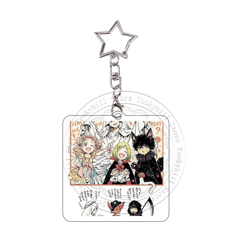 Heksenhoed Atelier Cartoon Acryl Sleutelhanger Kawaii Student Gagaga Qifrey Prachtige Sleutelhanger Karakters Hanger Verjaardagscadeau