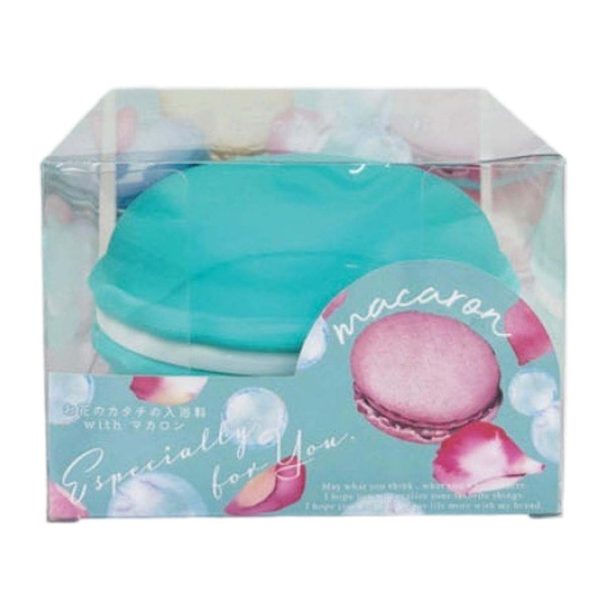 

Soap Flower Bath Additive Macaron Bath Fragrance Mint Blue Gift 815331 Q-FLA м ятний