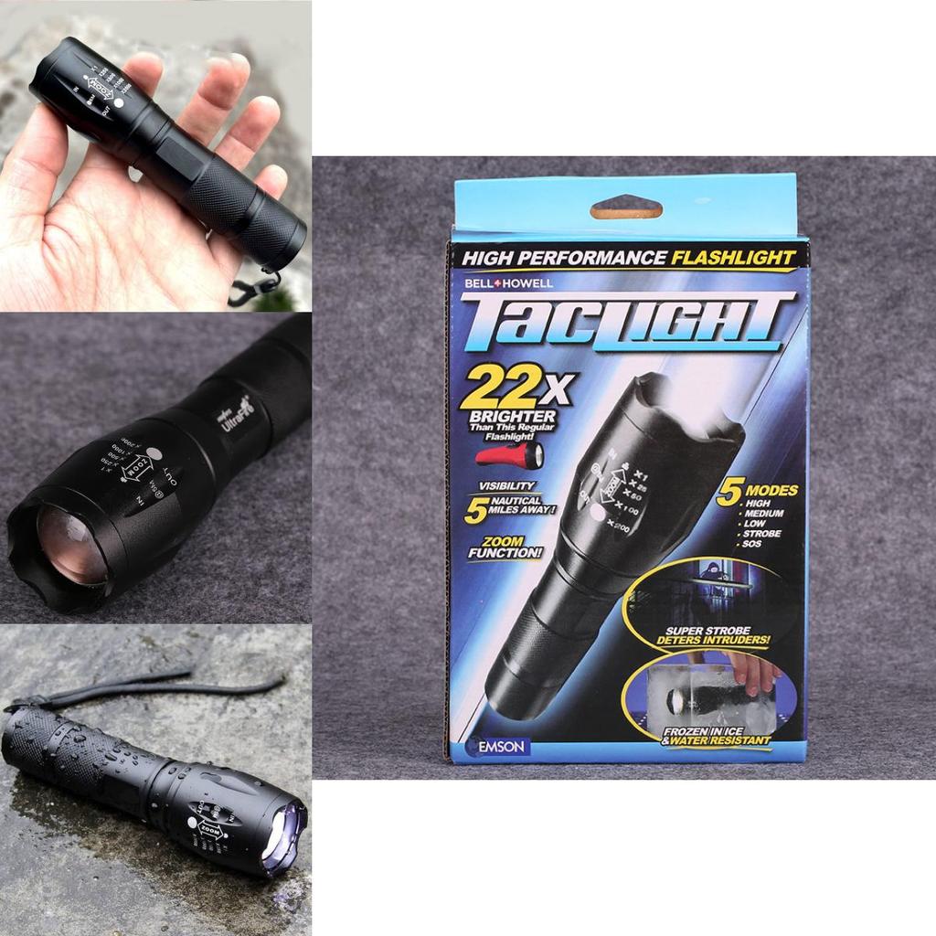 Scorpion Catching Led Flashlight With Dual White And Purple Light For Night Hunting And Exploration