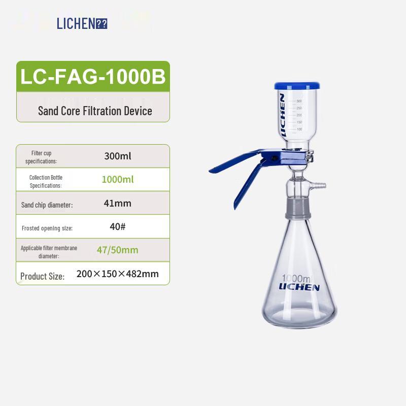 Lichen Lab Vacuum Filter with Sand Core