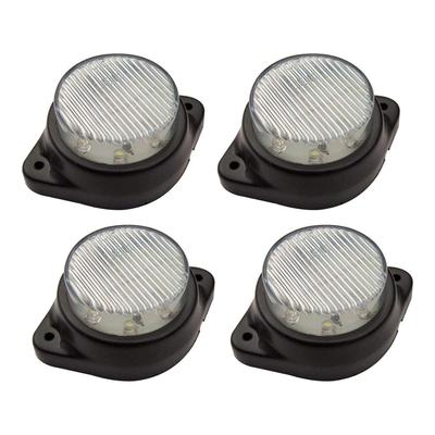 10-Pack Round LED Side Marker Clearance Lights 12V Waterproof – Universal Fit for Truck Trailer Bus Heavy Vehicle