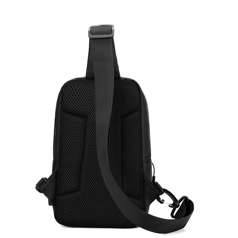 Simple and casual men's shoulder bag, trendy single-shoulder crossbody bag, student travel bag, lightweight diagal backpack, m