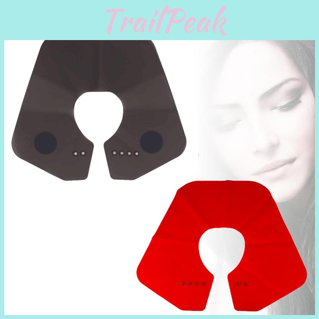 Silicone Neck Adjustable Cape Apron For Haircut Hair Dye Hairdressing Cutting Collar For Hair Salon