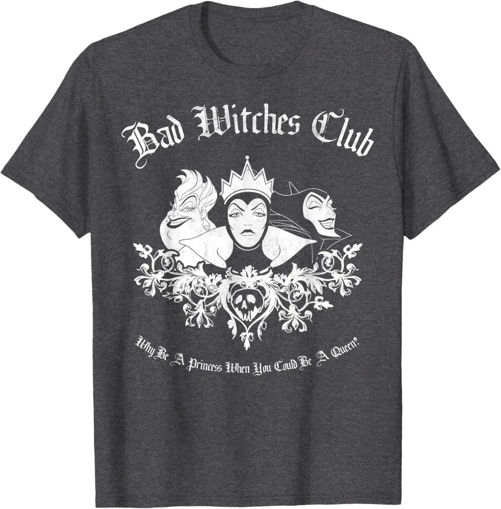 New Villains Bad Witches Club Group Shot Vintage Fashion Casual T-Shirt S-4XL Four Seasons Unisex