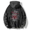 Choso Jujutsu Kaisen Anime Grafica Felpa con Cappuccio Uomo Donna Felpe Vintage Felpa in Cotone Lavato Harajuku Streetwear Pullover Maschile