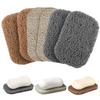2 Stück Seifenhalter-Pads, Rutschfeste Seifenschalen-Schoner, Selbstentleerende Seifen-Lifting-Pads für Seifenschale, BPA-frei für Dusche, Küche