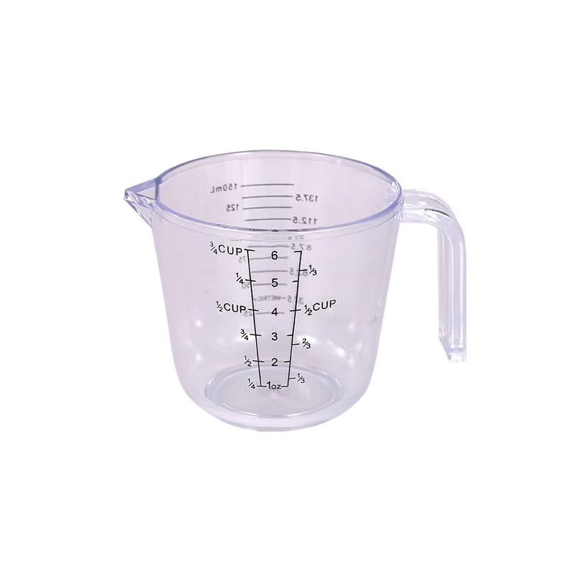 Transparent Plastic Measuring Cup with Scale